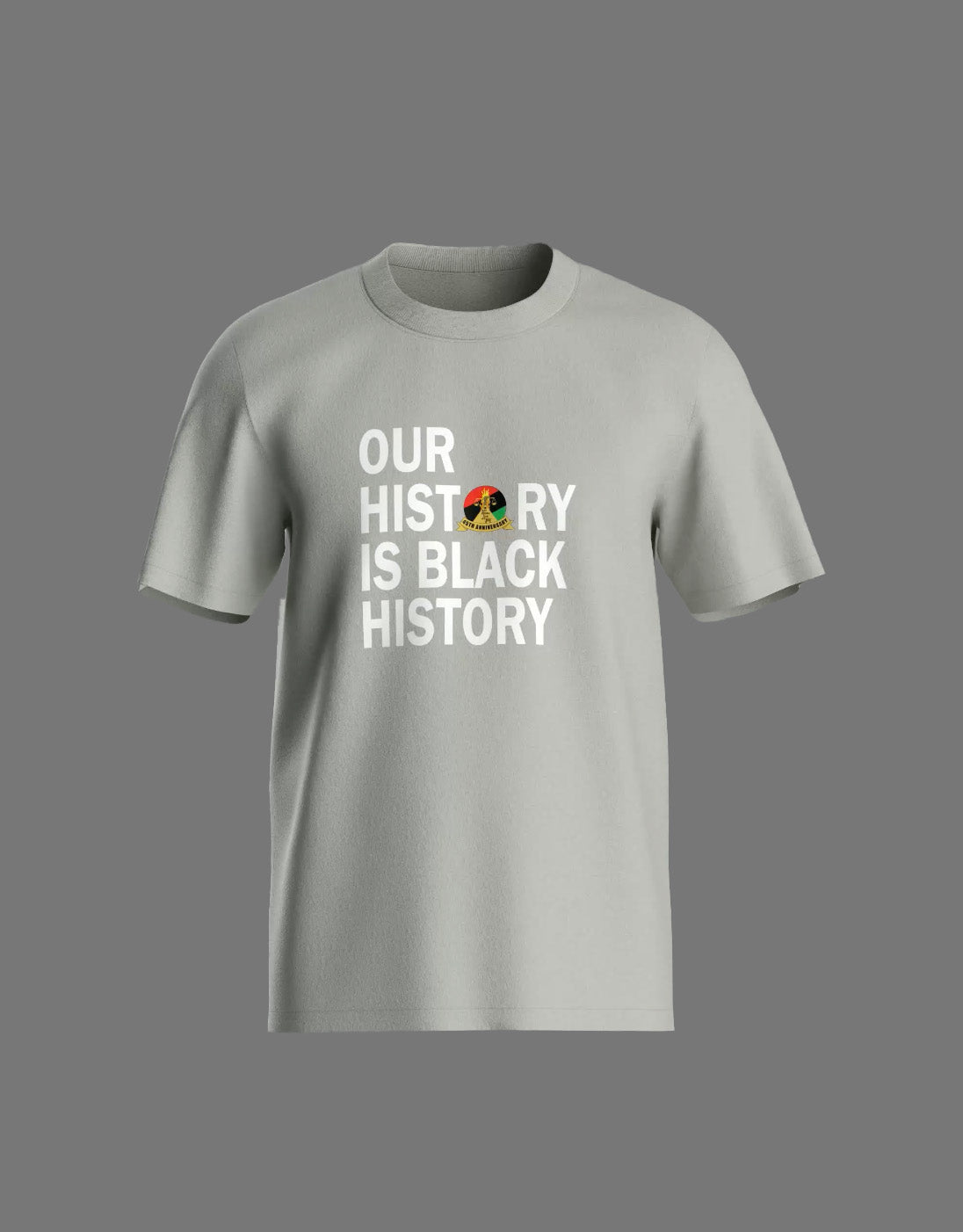 BVSJ 45th Anniversary Be Historic Tee - Gray